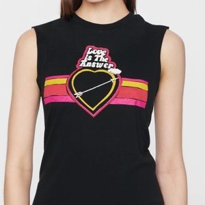 Pam & Gela Love is the answer tank top style ❤️